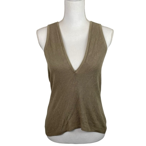 Banana Republic Factory | Beige Crochet Tank Sweater - Picture 1 of 7